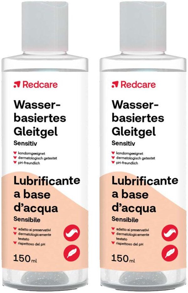 Redcare Wasserbasiertes Gleitgel Doppelpack 2x150 ml Gel