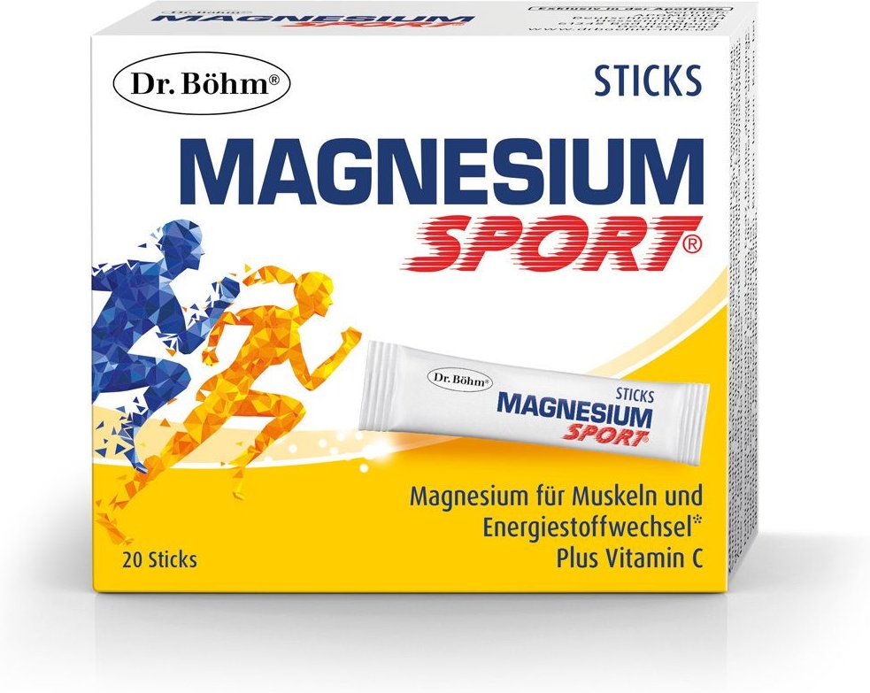 Dr.böhm Magnesium Sport Sticks 20x1,5 g Granulat