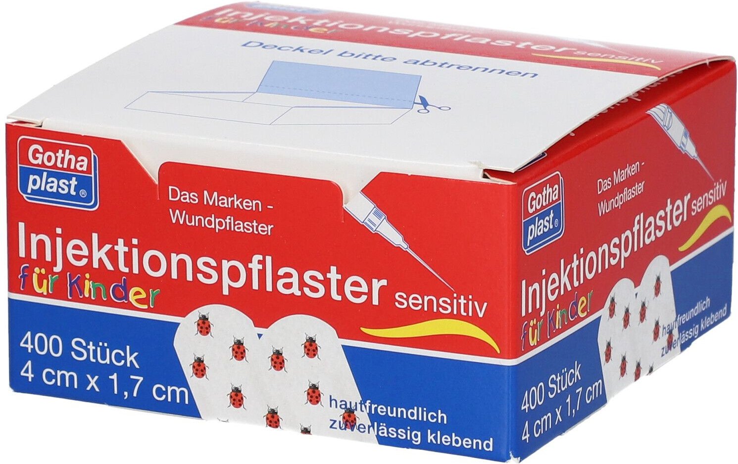 Gothaplast Injektionspflaster Kinder Käfer 1,7x4 cm
