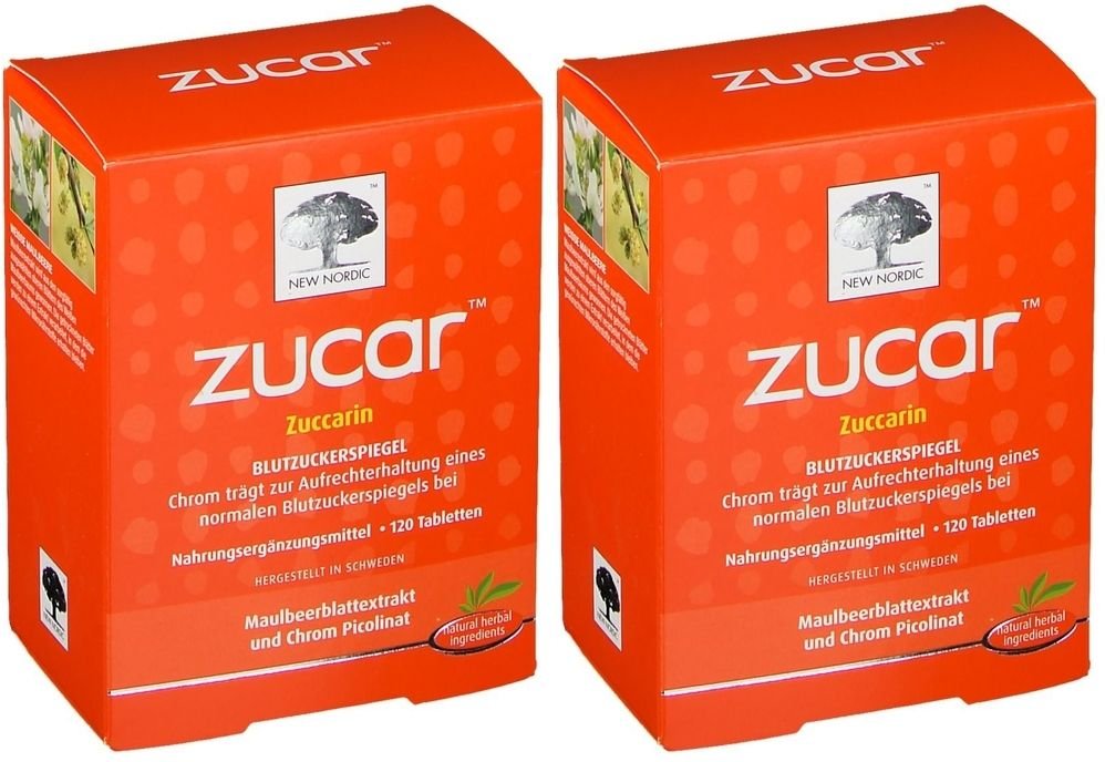 Zucar Zuccarin Tabletten 2x 2x120 St