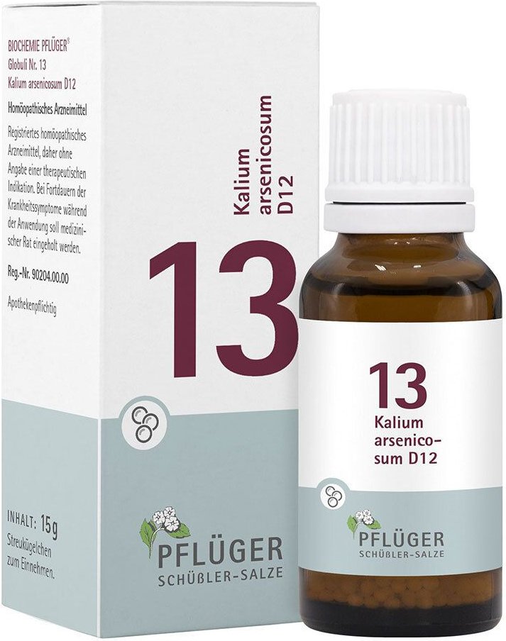 Biochemie Pflüger 13 Kalium arsenicosum D 12 Globuli
