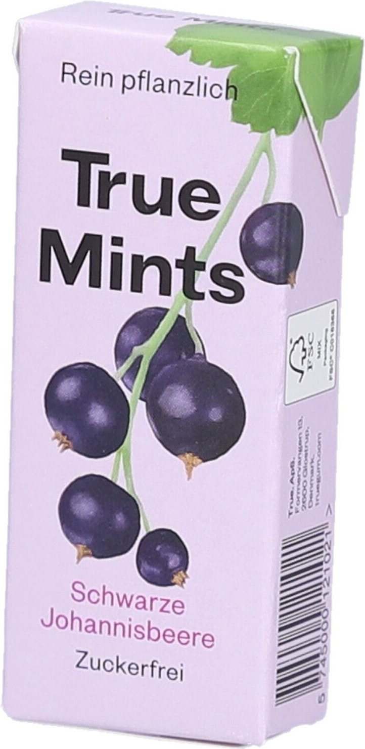 True Mints - Schwarze Johannisbeere, 13g 13 g Pastillen