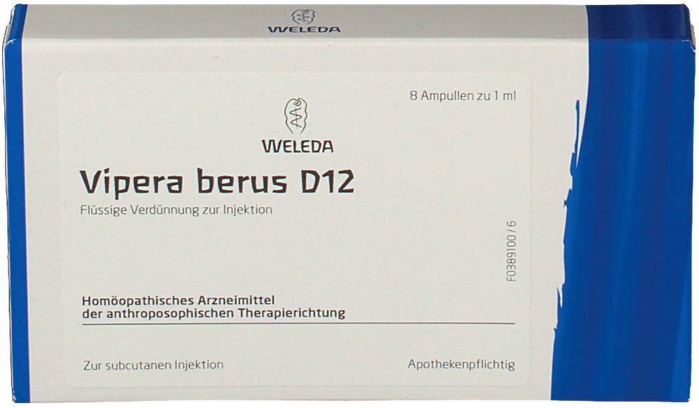 Vipera Berus D 12 Ampullen 8x1 ml