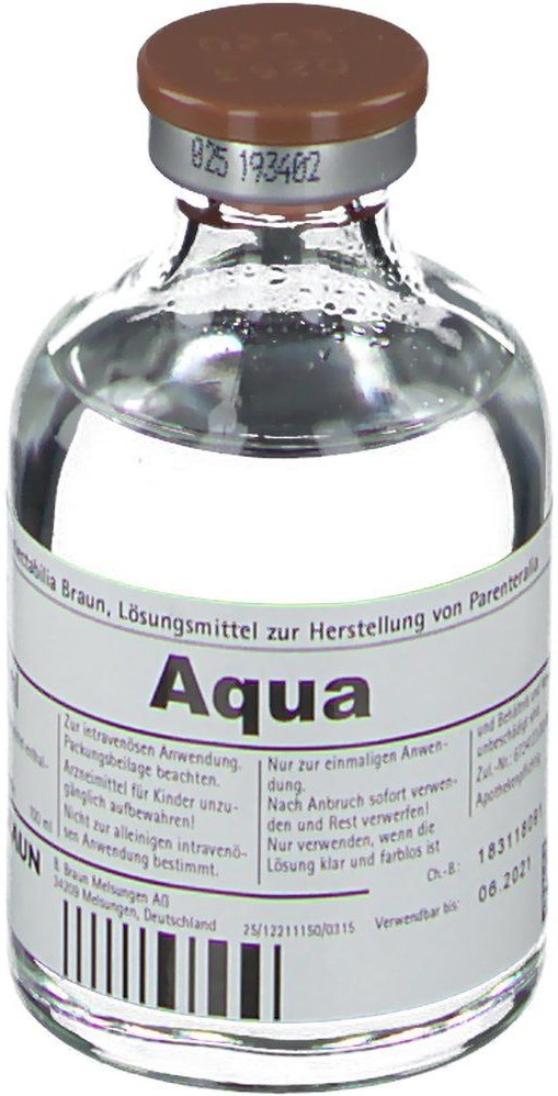 Aqua AD injectabilia Inj.-Fl. 20x50 ml Ampullen