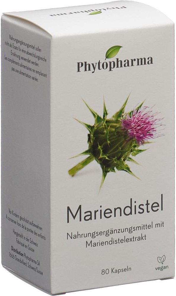 Phytopharma Mariendistel Kaps 80 Stk St Kapseln