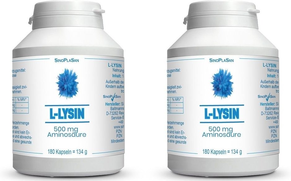 L Lysin 500 MG Mono x2 2x180 St Kapseln