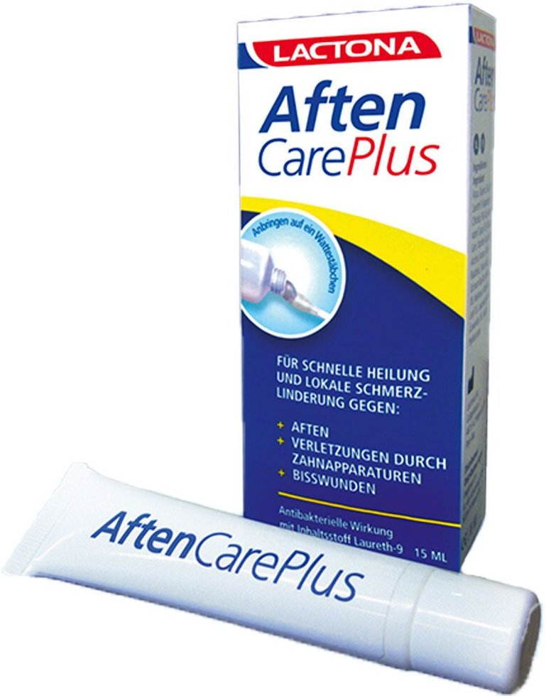 Thumbnail - Aften Care Plus Aphthen Schmerzstiller Laureth9 15 ml Gel