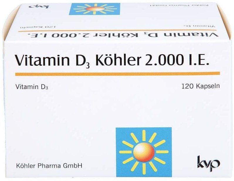 Thumbnail - Vitamin D3 Köhler 2000 IE Kapseln