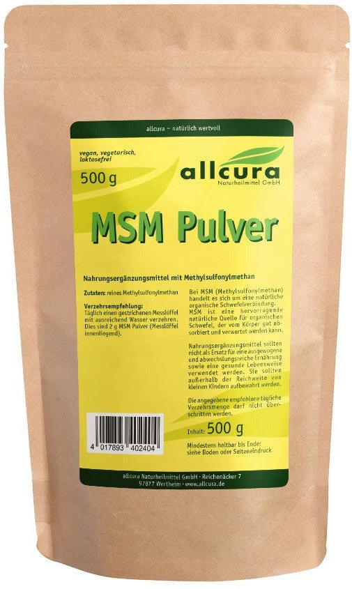 MSM Pulver Methylsulfonylmethan 500 g