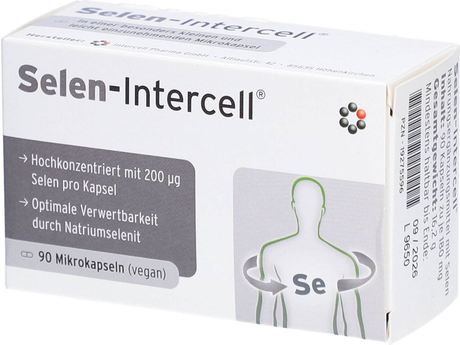 Selen-Intercell Kapseln 90 St