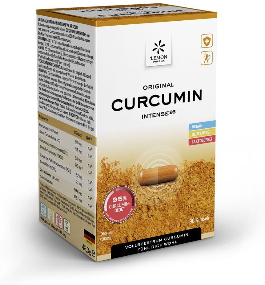 Curcumin Kapseln Cumacure intense 95 Kapseln