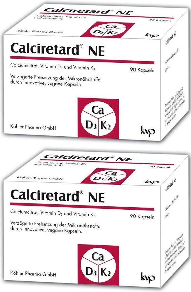 Calciretard NE Kapseln 2x 2x90 St