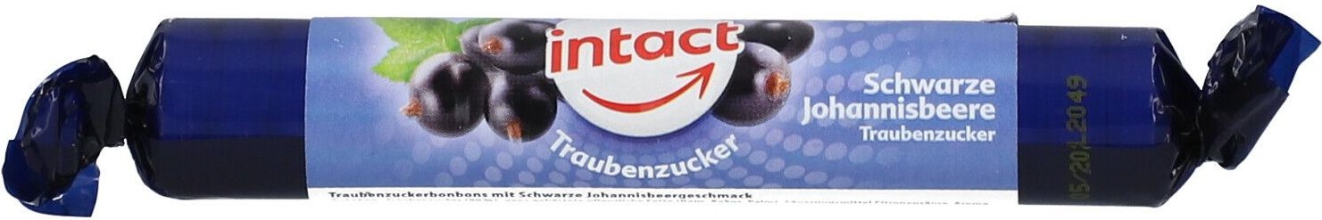 Intact Traubenzucker schwarze Johannisbeere Rolle