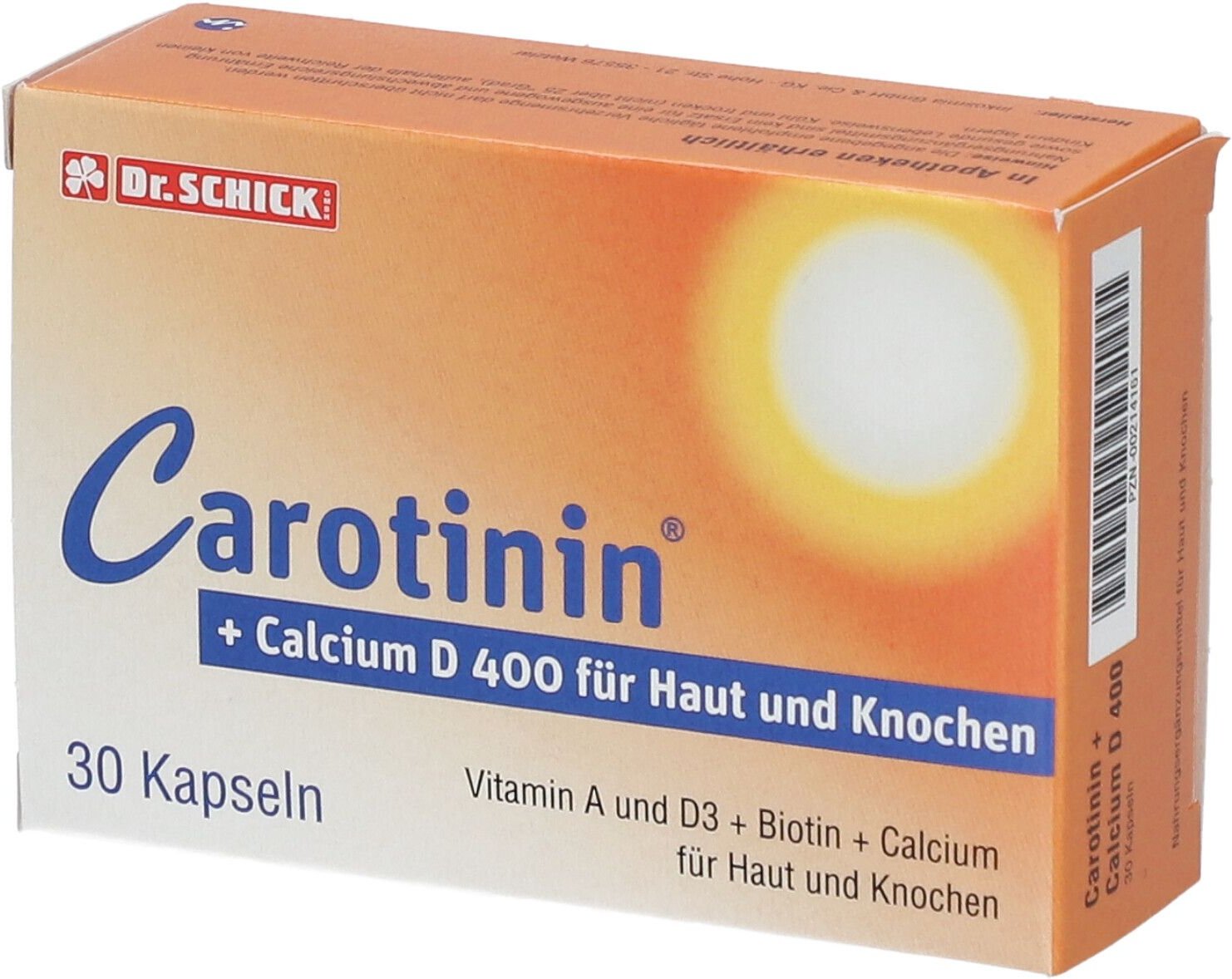 CAROTININ+Calcium D 400 Kapseln 30 St