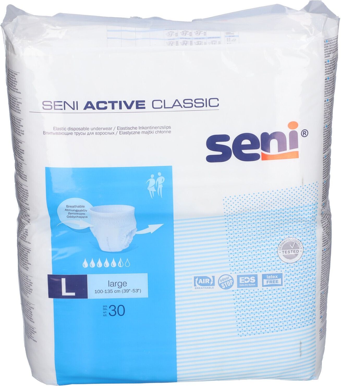 Seni Active Classic Inkontinenzpants L 30 St Windeln
