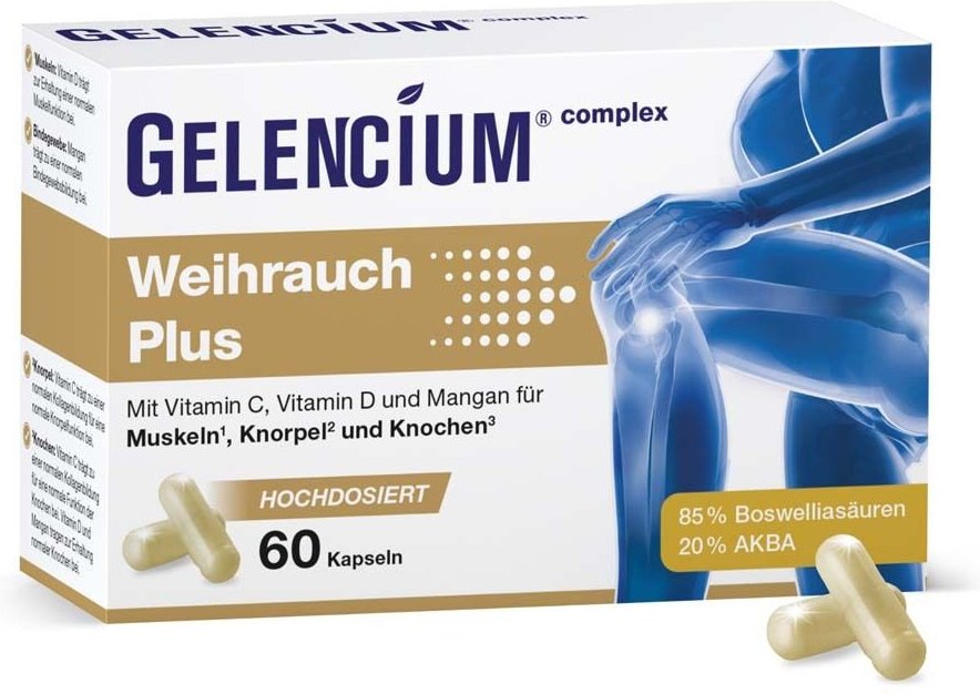 Thumbnail - Gelencium Weihrauch Plus hochdosiert m.Vit.C Kaps. 60 St Kapseln