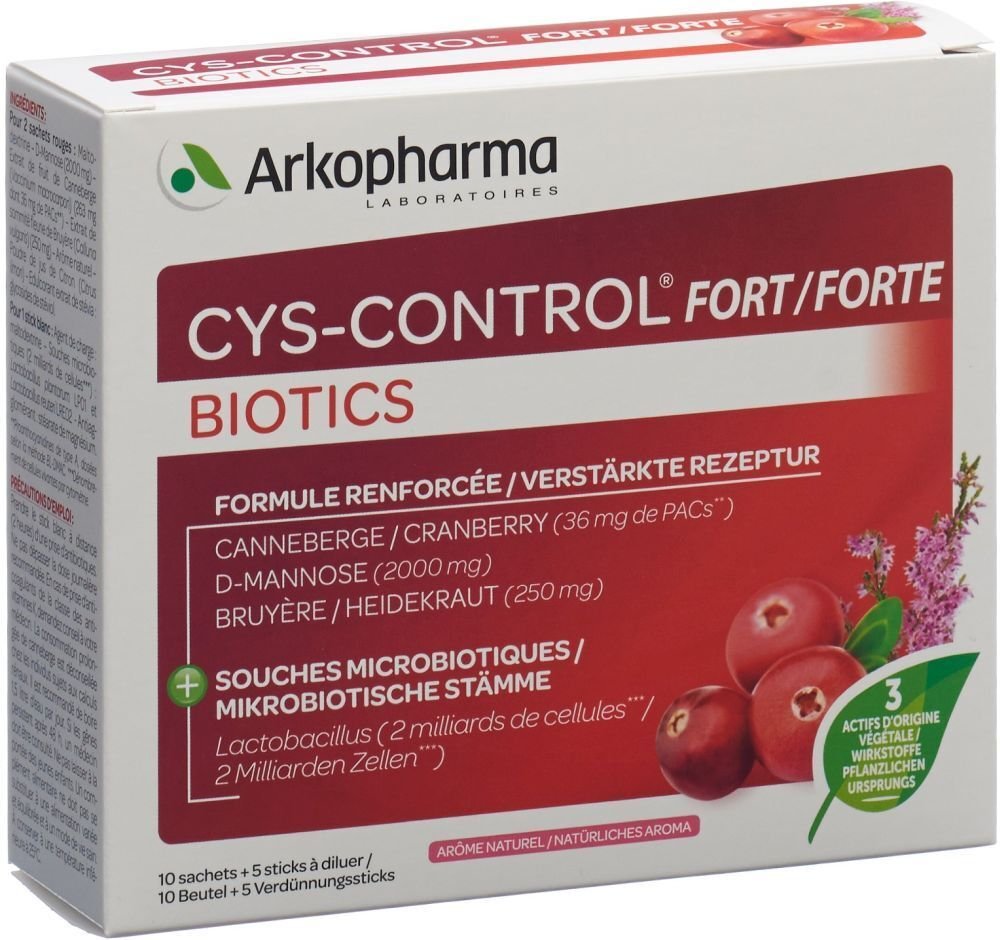 Cys-Control Forte Biotics Btl 15 Stk St Beutel