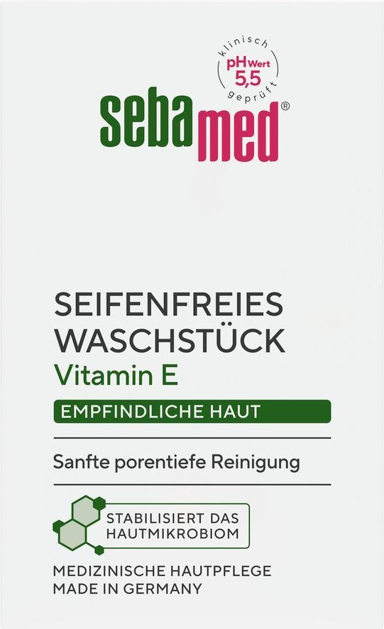 Sebamed seifenfreies Waschstück 50 g Körperpflege