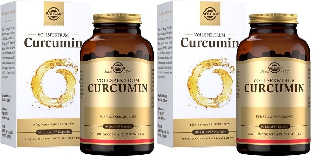 Solgar Vollspektrum Curcumin Kapseln 2x 2x90 St