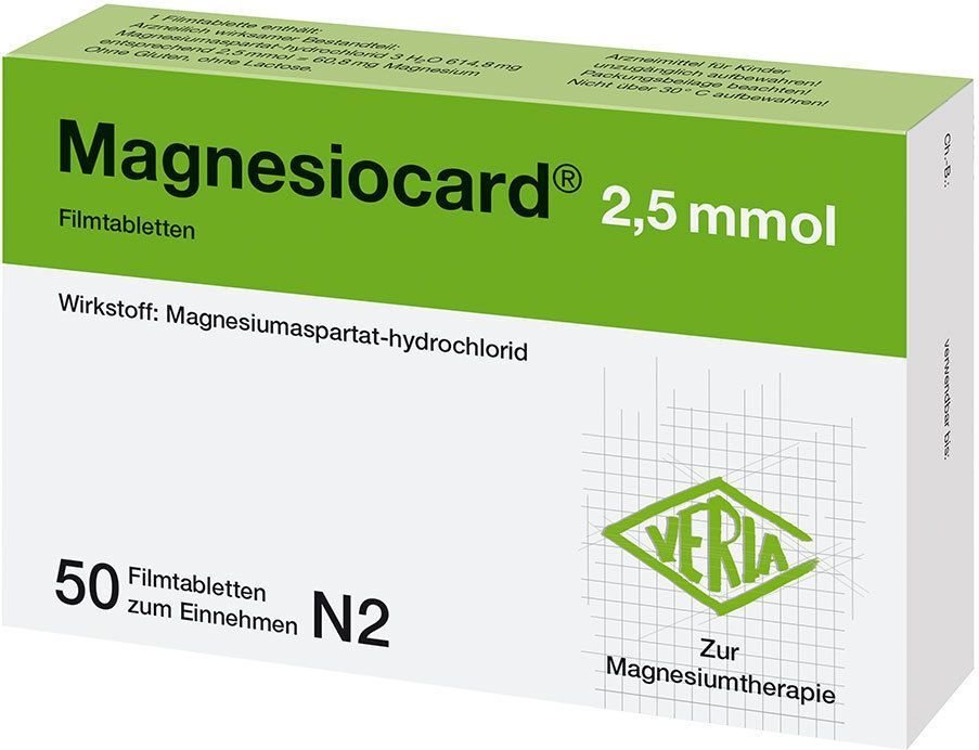 Magnesiocard 2,5 mmol Filmtabletten