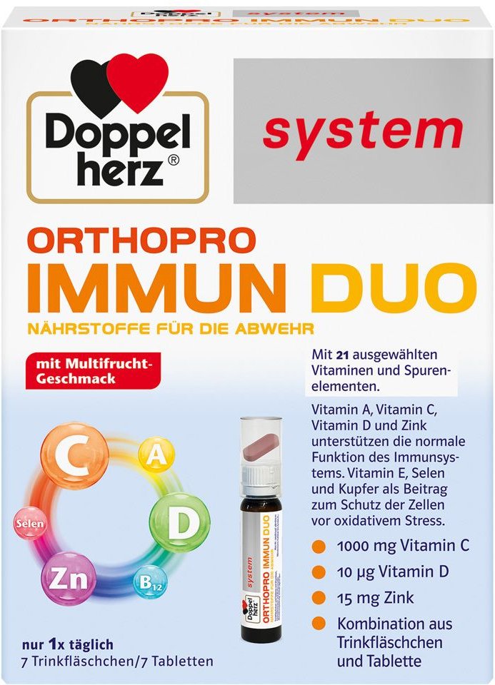 Doppelherz Orthopro Immun Duo system Trinkampullen