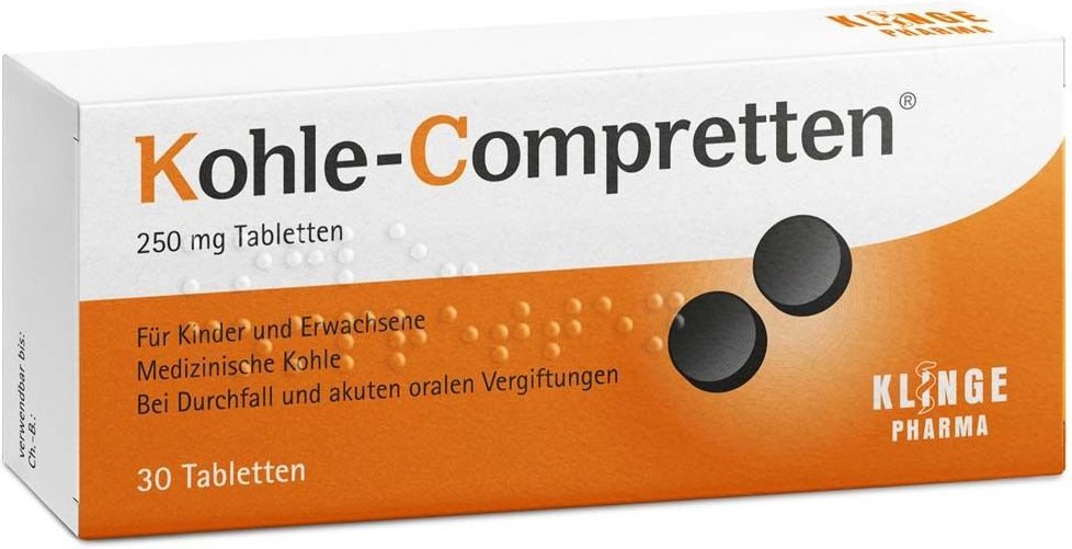 Kohle Compretten Tabletten 30 St