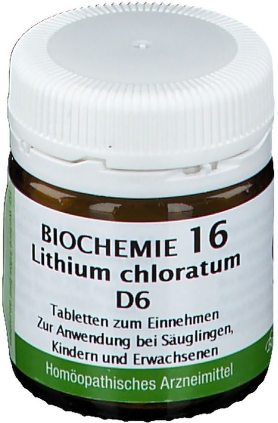 Biochemie 16 Lithium chloratum D 6 Tabletten 80 St
