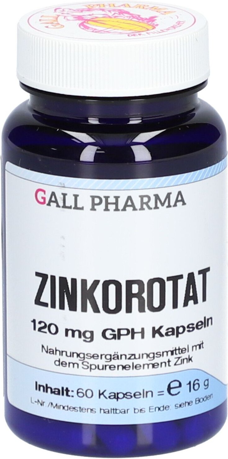 Zinkorotat 120 mg GPH Kapseln 60 St