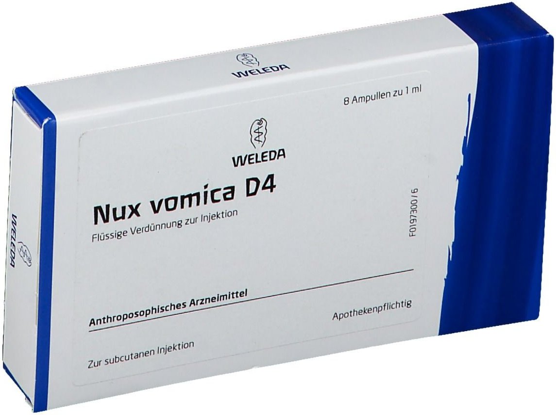 NUX Vomica D 4 Ampullen 8x1 ml