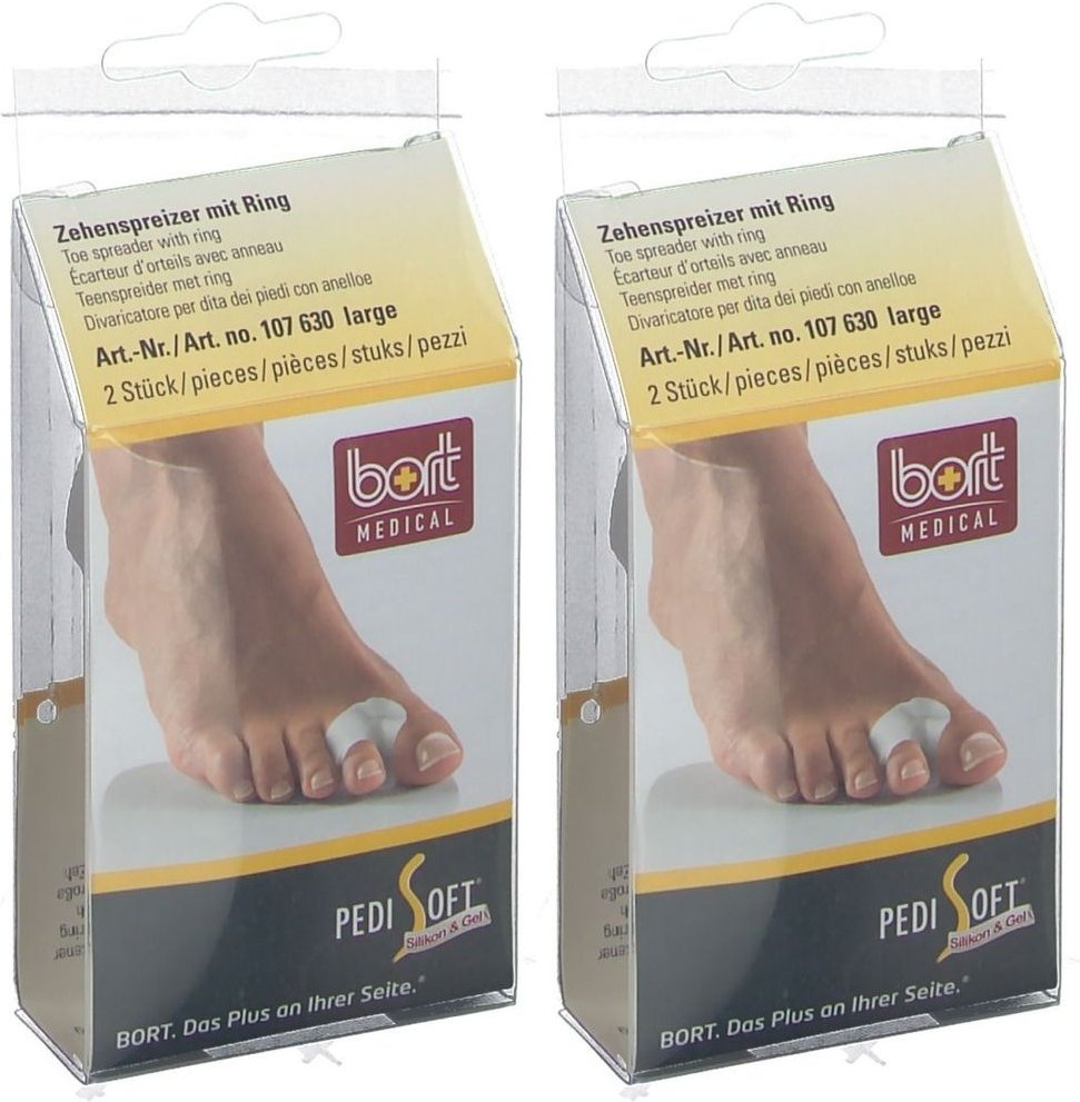 Bort Pedisoft Zehspr RIN L x2 2x2 St