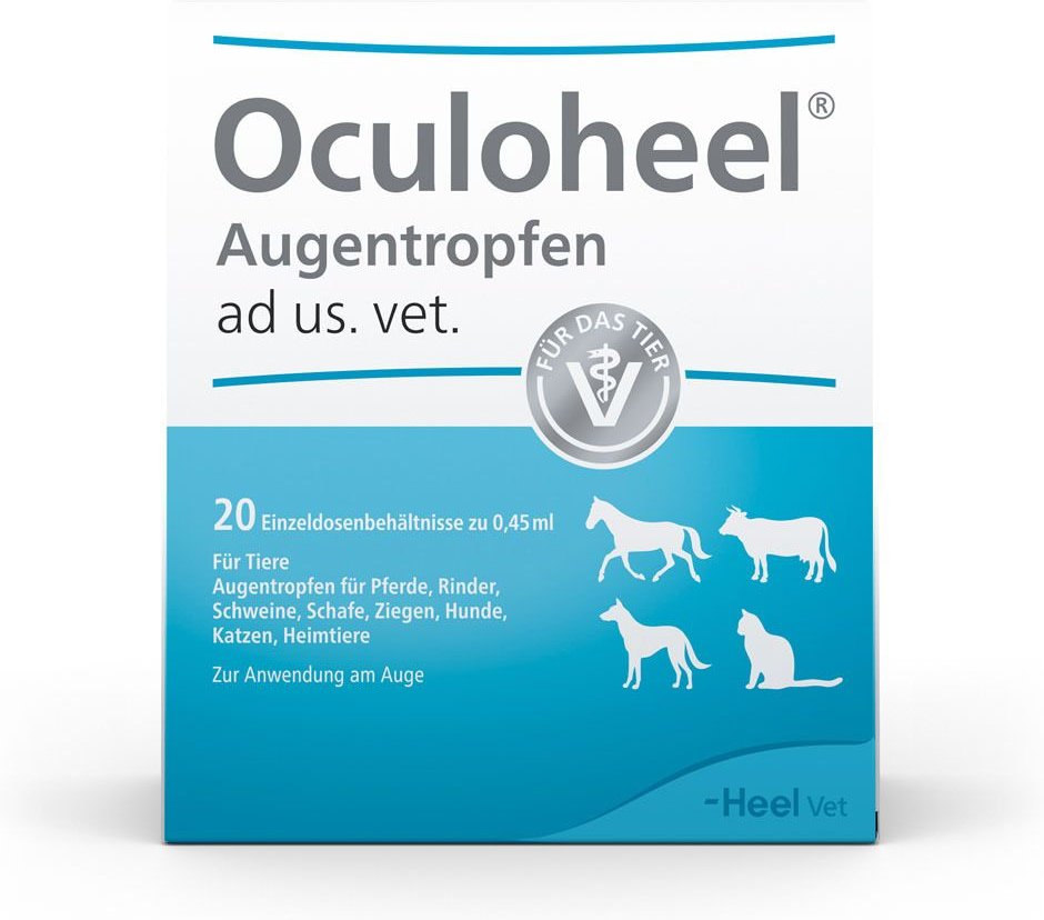 Oculoheel Augentropfen ad us.vet.Einzeldosispipet. 20 St Einzeldosispipetten