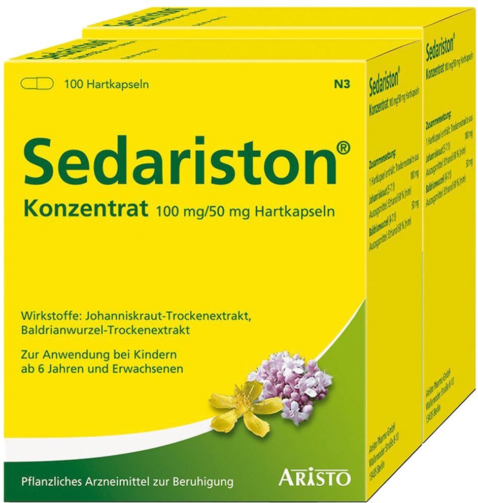 Sedariston® Konzentrat Sparset 2x100 St Hartkapseln