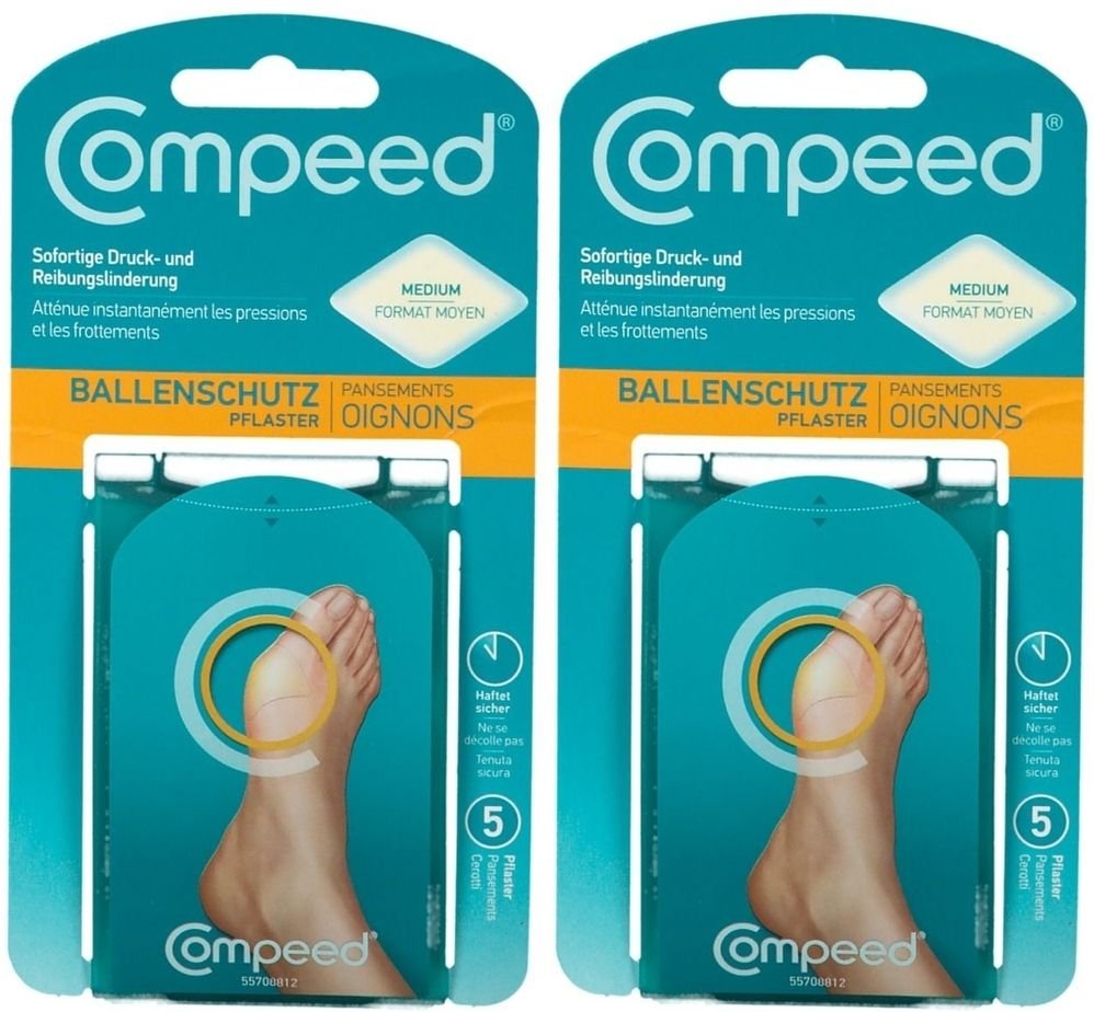 Compeed Ballenschutz x2 2x5 St Pflaster