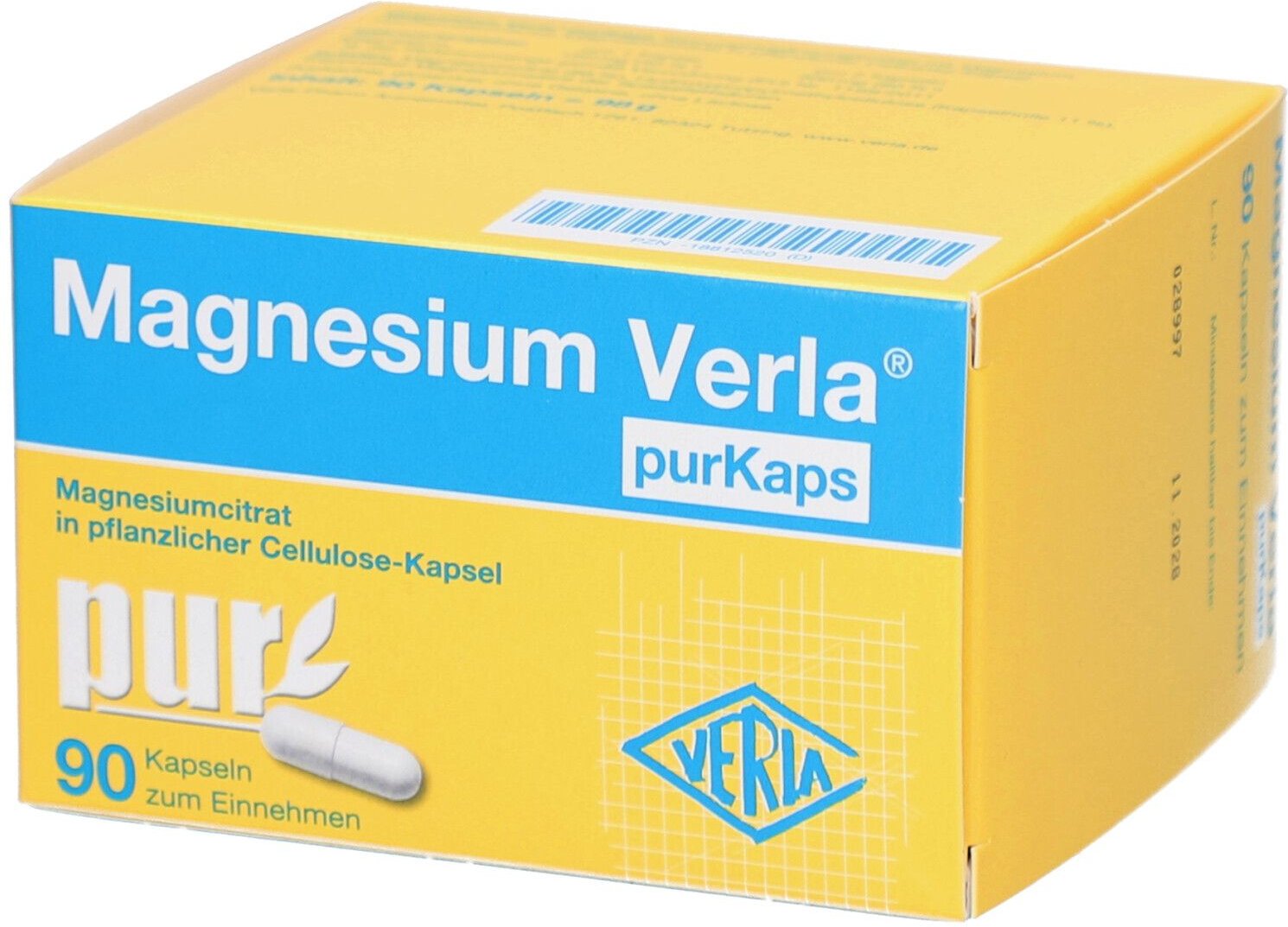 Magnesium Verla purKaps 90 St Kapseln