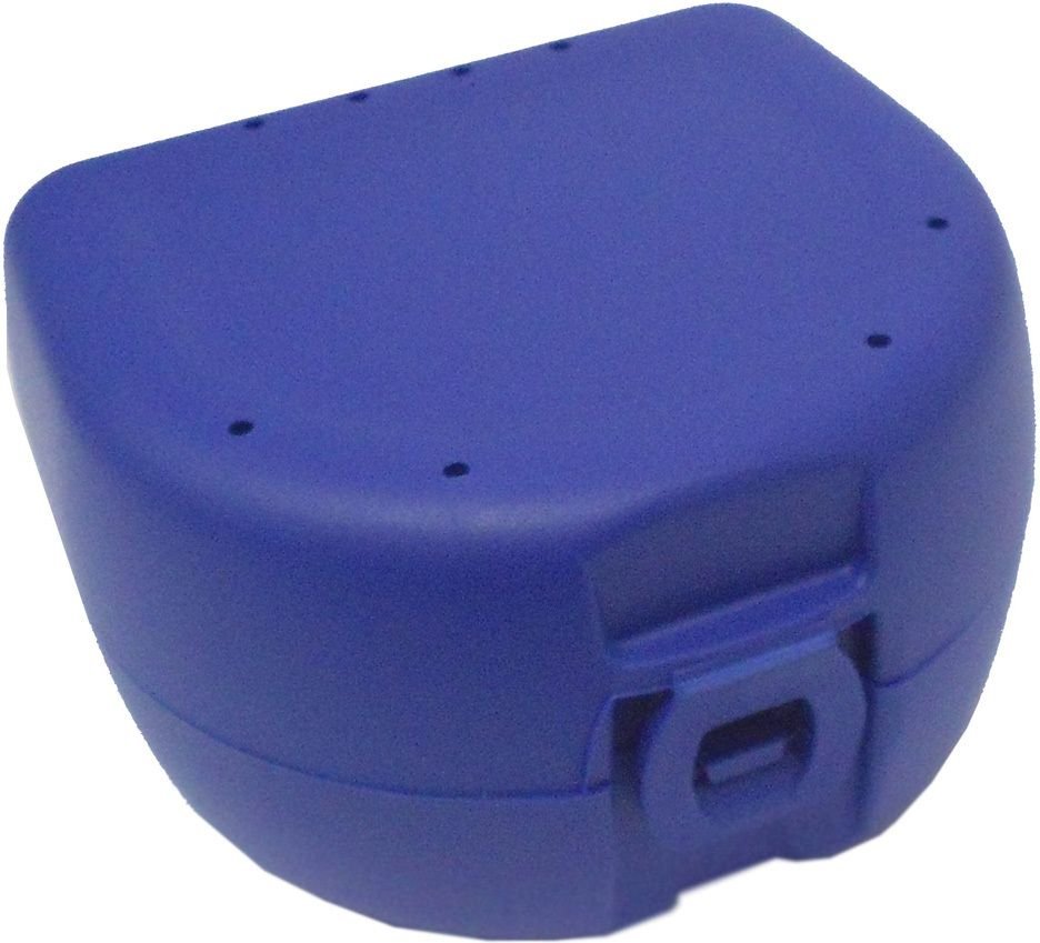 Prothesen Zahnspangenbox universal dunkelblau