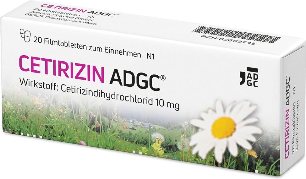 CETIRIZIN ADGC Filmtabletten