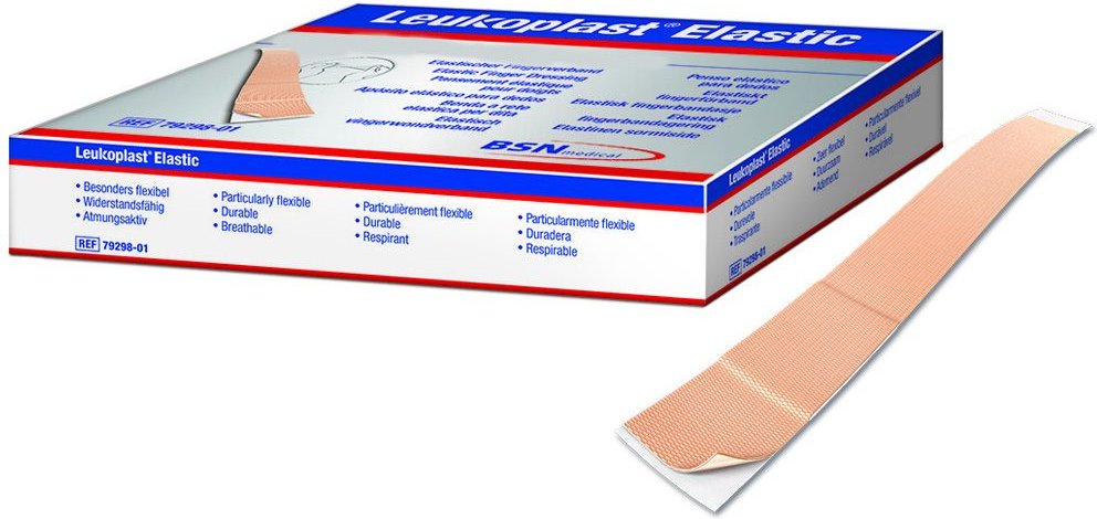 Leukoplast Elastic Fingerstrips 19x180 mm 100 St Pflaster