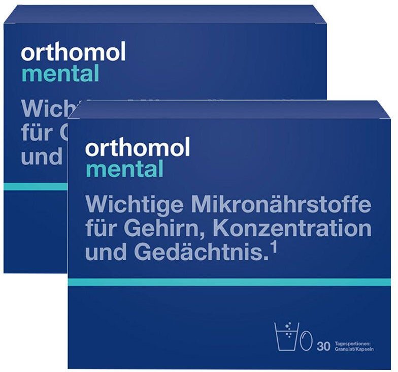 2x Orthomol mental Granulat 2x30 St