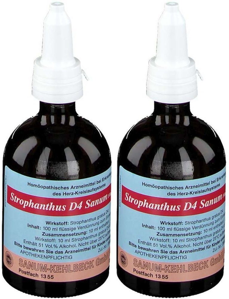 Thumbnail - Strophanthus D 4 Sanum Tropfen Doppelpack 2x100 ml