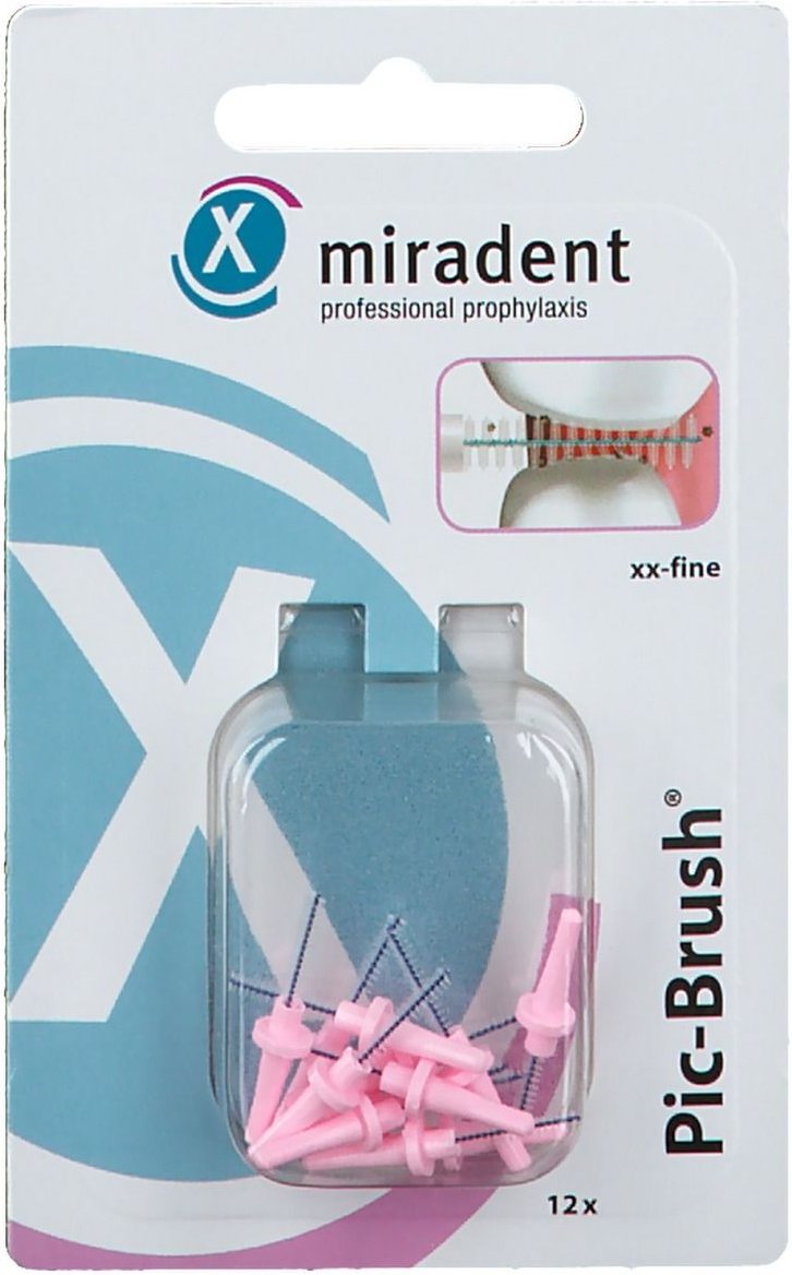 PIC Brush Interdentalb.Ersatzb.1,5 mm pink 12 St Zahnbürste