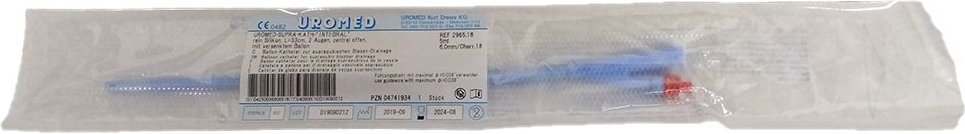 Uromed Supra Kath Integral CH 16 Silik. 33cm