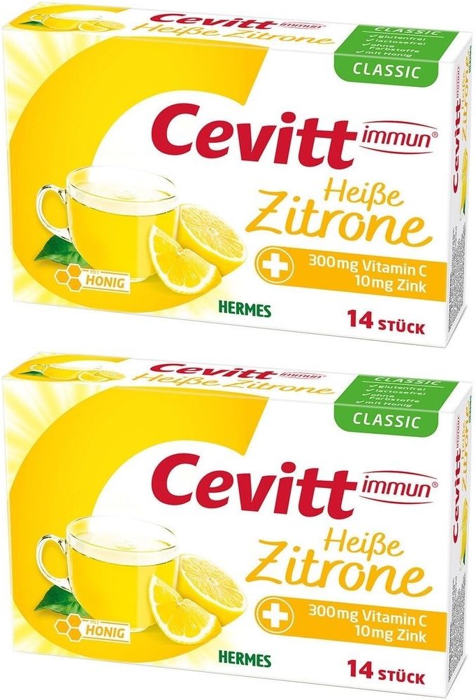 Cevitt immun heiße Zitrone classic Granulat 2x 2x14 St