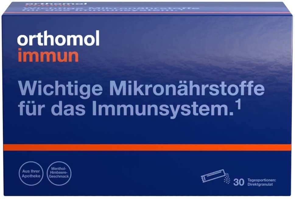 Orthomol Immun Direktgranulat Menthol-Himbeere