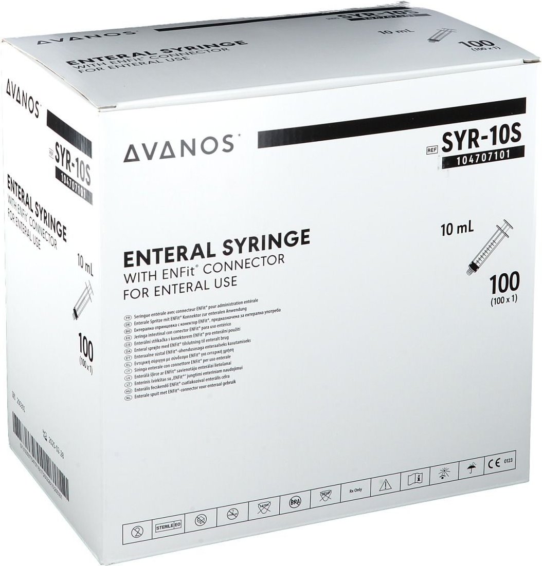 Enfit Spritze 10 ml 100 St Spritzen