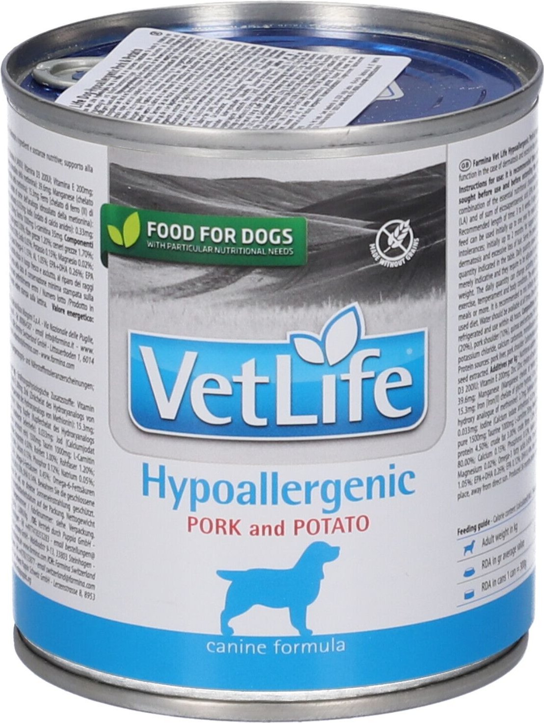 VET Life DOG HYP Pork&Pot 300G 300 g Futter