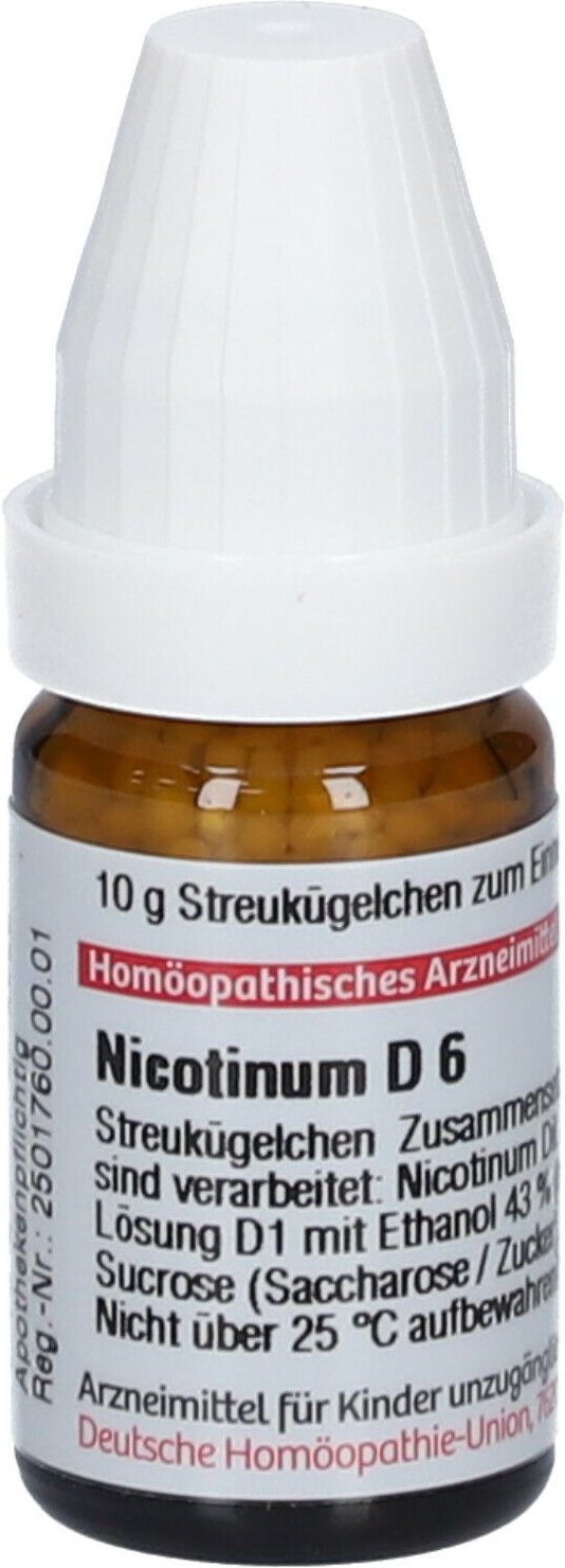 Thumbnail - Nicotinum D 6 Globuli 10 g