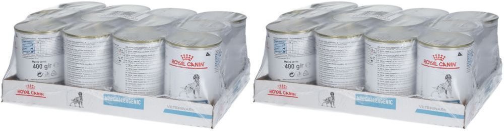 Thumbnail - Royal Canin Veterinary Hypoallergenic Doppelpack 2x12x400 g Kombipackung