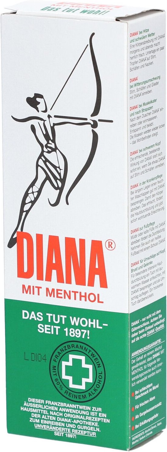Diana Franzbr.wein Menthol 1 100Ml 100 ml Lösung
