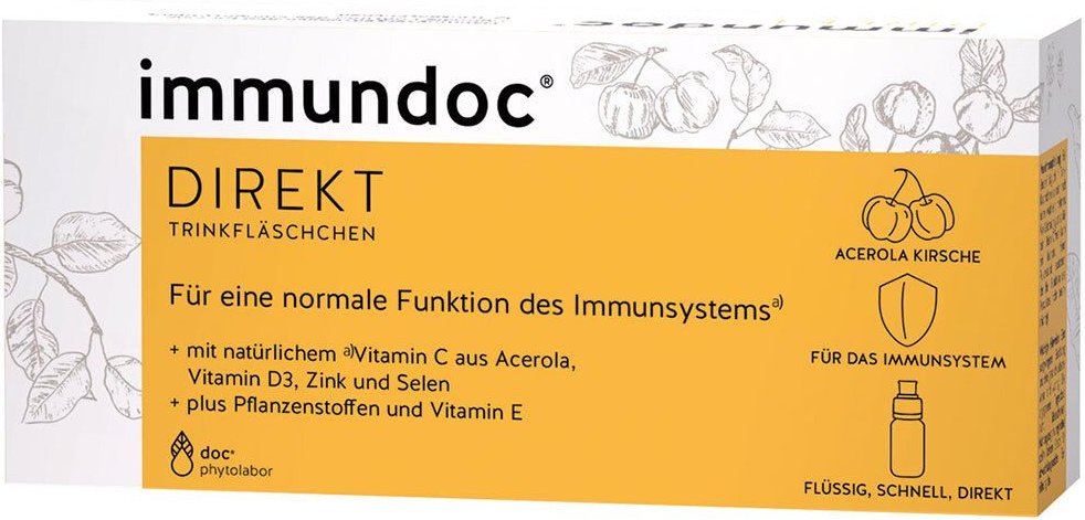 Immundoc Direkt Trinkfläschchen 12 St Trinkampullen