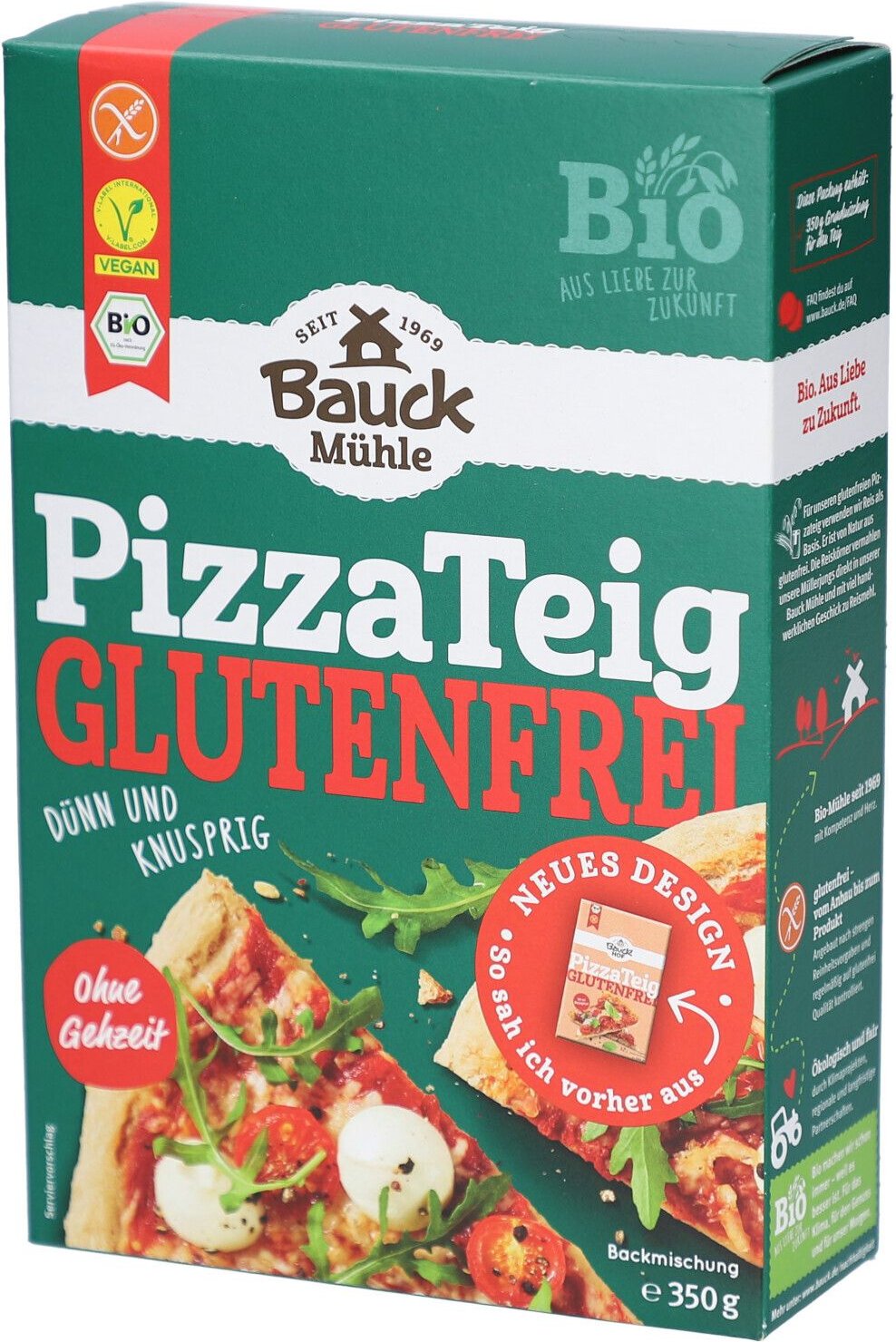 Bauckhof Pizzateig glutenfrei 350 g Pulver